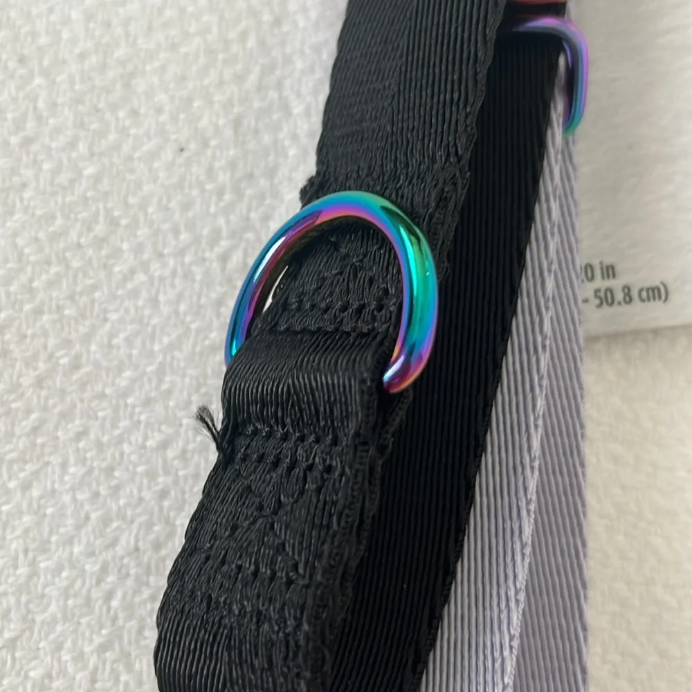 NWT Top Paw Black and Purple Martingale Dog Collar Medium
